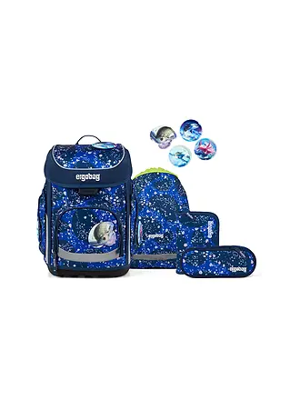 ERGOBAG | Schultaschen Set 5tlg CUBO OzeanBärwohner | 